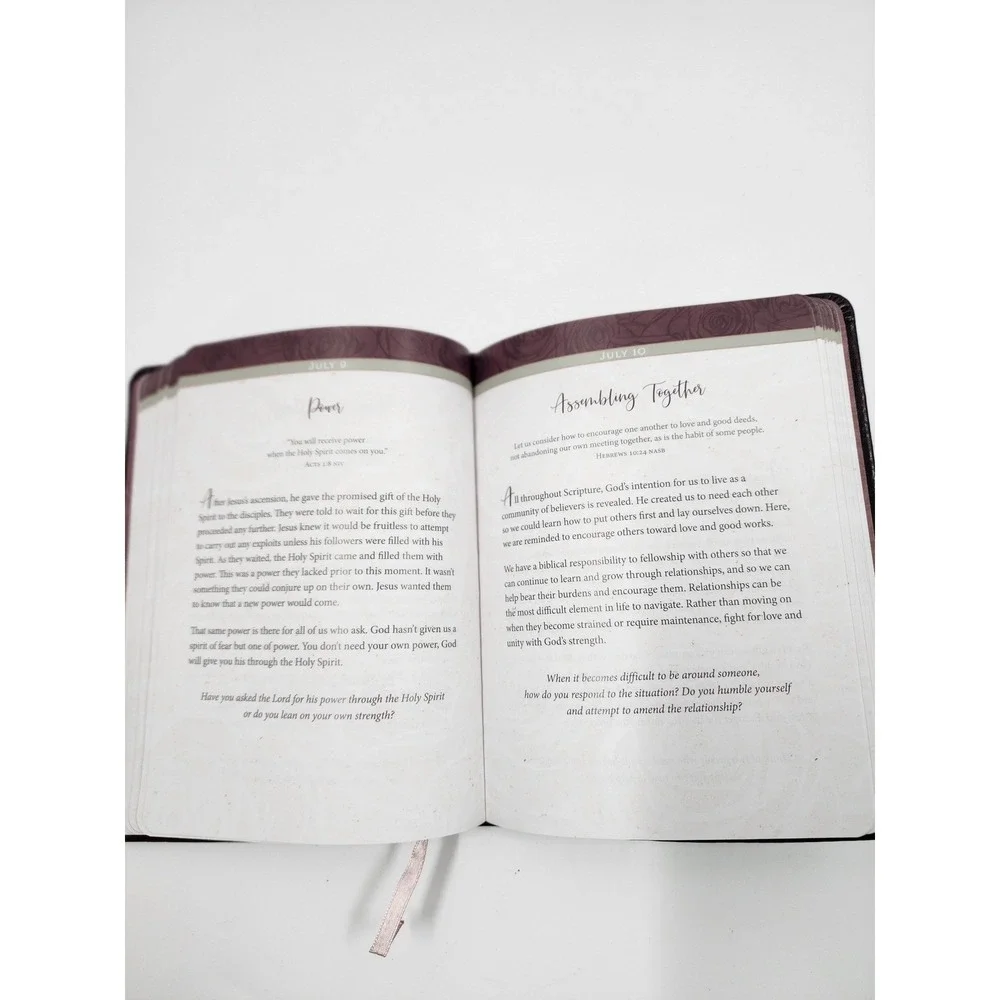 Daily Strength for Women 365 Day Devotional BroadStreet Publishing Faux Leather